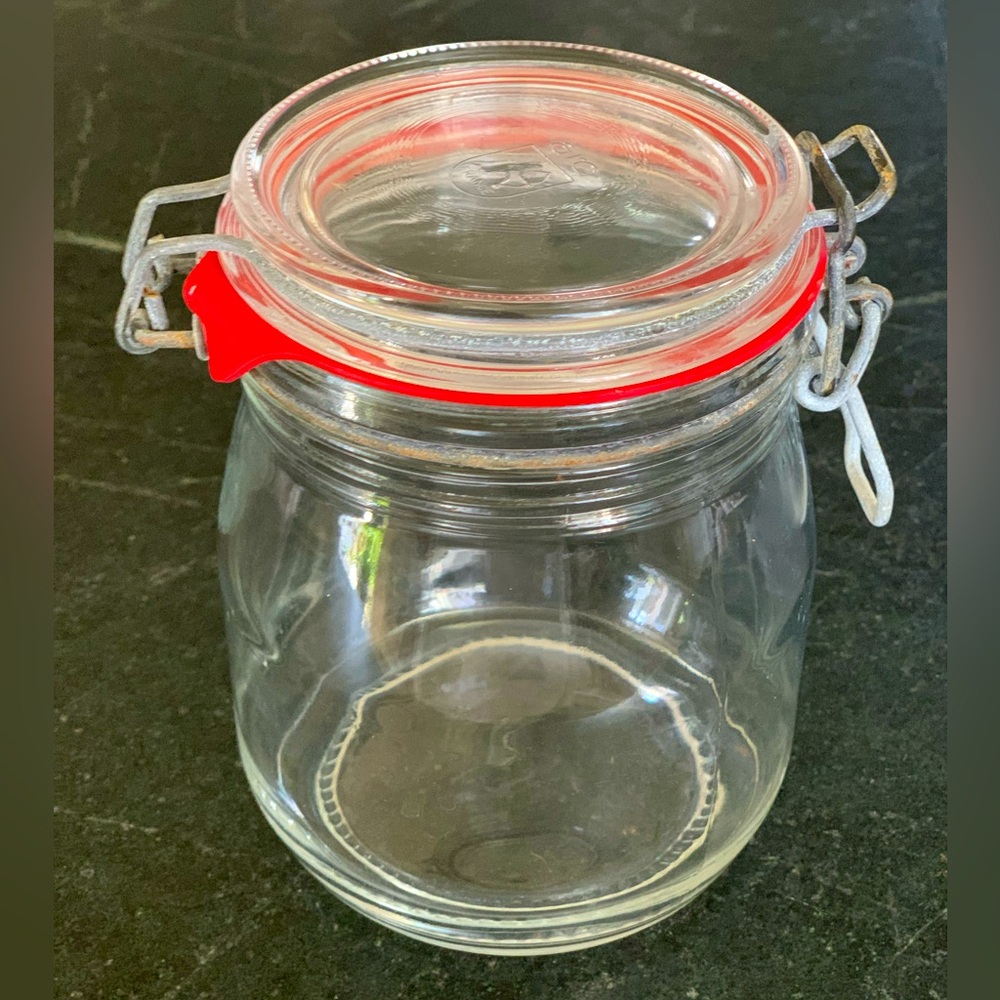 ARC | Vintage 3/4 L Flip Top Storage Jar | Made In France